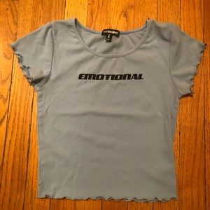 Dollskill EMOTIONAL Blue Top